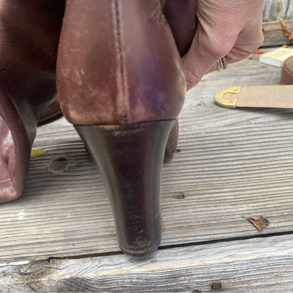 Miss sixty brown high leather boots size 37 - Picture 9 of 16